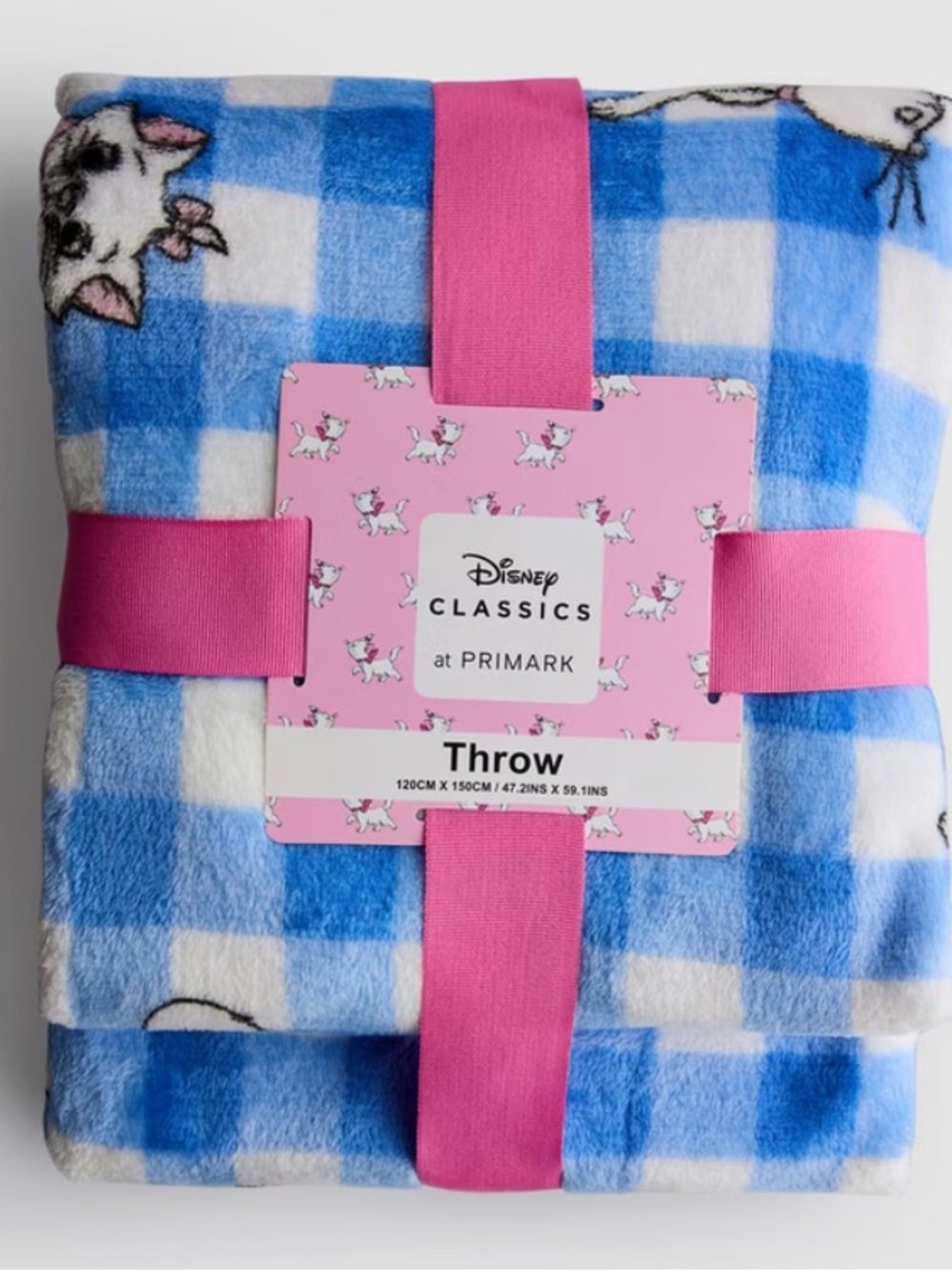 Disney's The Aristocats Marie The Cat Throw blanket new